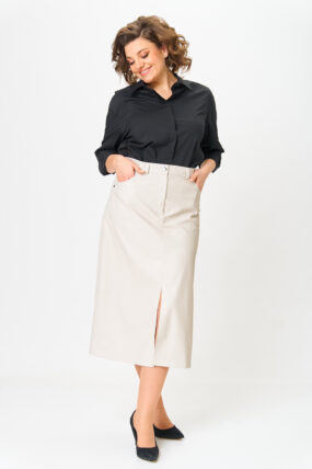 Женская юбка, юбка миди женская экокожа, юбка а-силуэта женская, стильная юбка миди образ, юбка для офиса женская